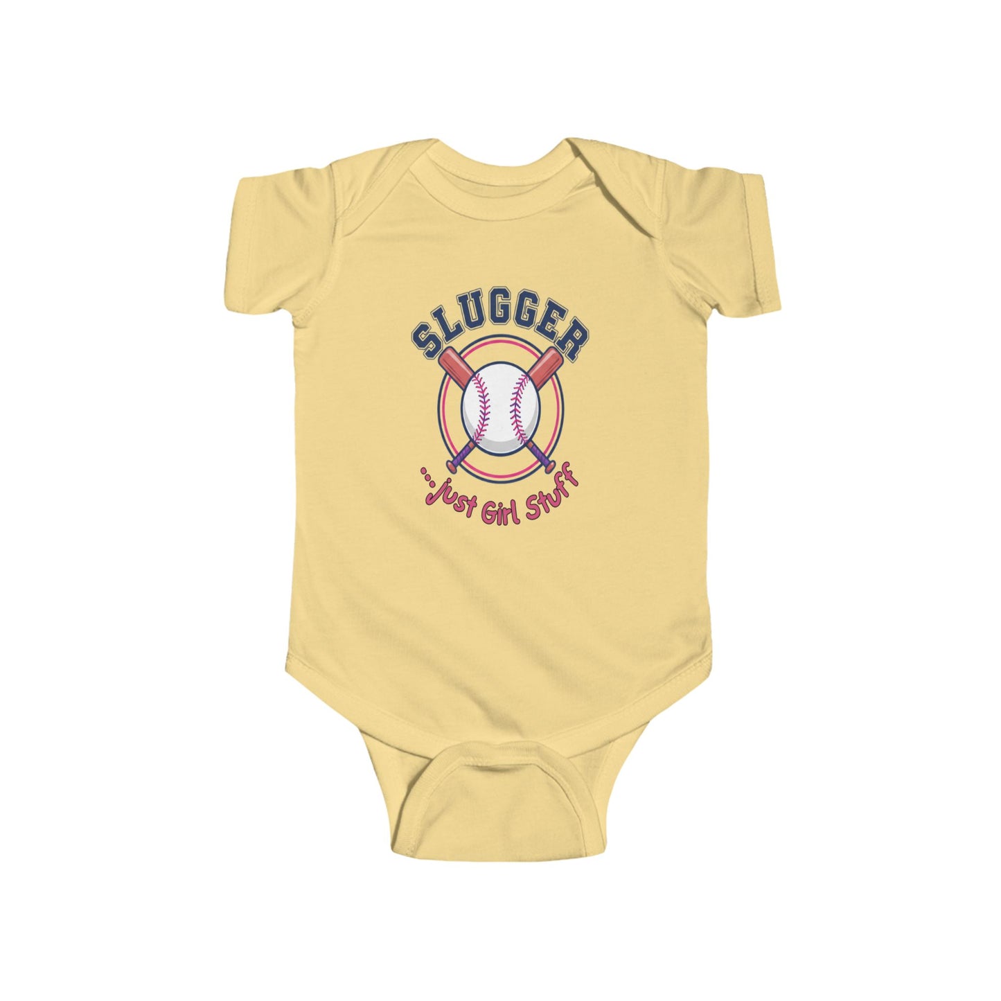 Baseball Baby Bodysuit - Slugger - Cute Infant Outfit, Gift for New Parents, Baby Shower Present, Sports-Themed Clothing