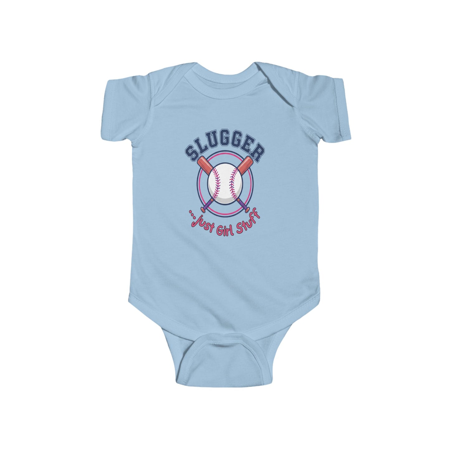 Baseball Baby Bodysuit - Slugger - Cute Infant Outfit, Gift for New Parents, Baby Shower Present, Sports-Themed Clothing