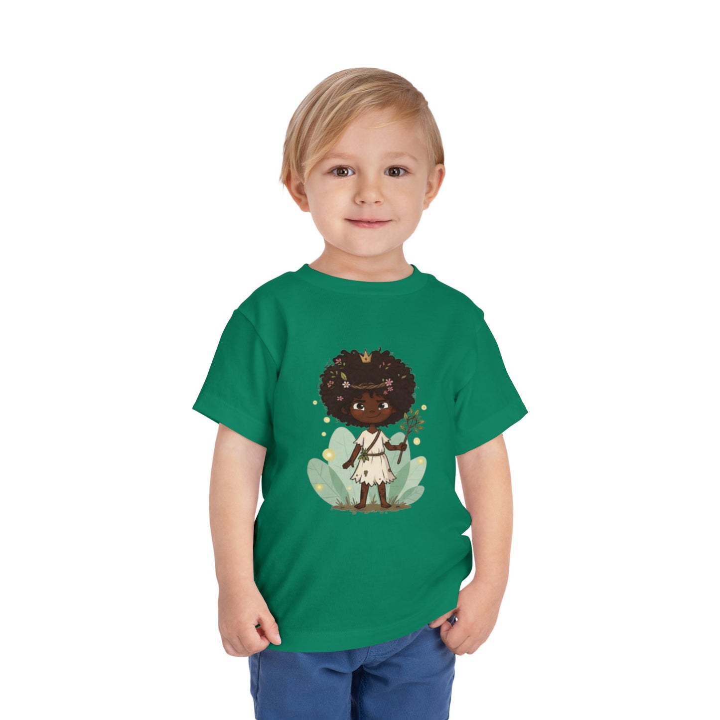 Toddler Nature Lover Tee, Kids Graphic T-Shirt, Cute Floral Toddler Tee, Birthday Gift, Playful Toddler Apparel, Eco-Friendly Kidswear