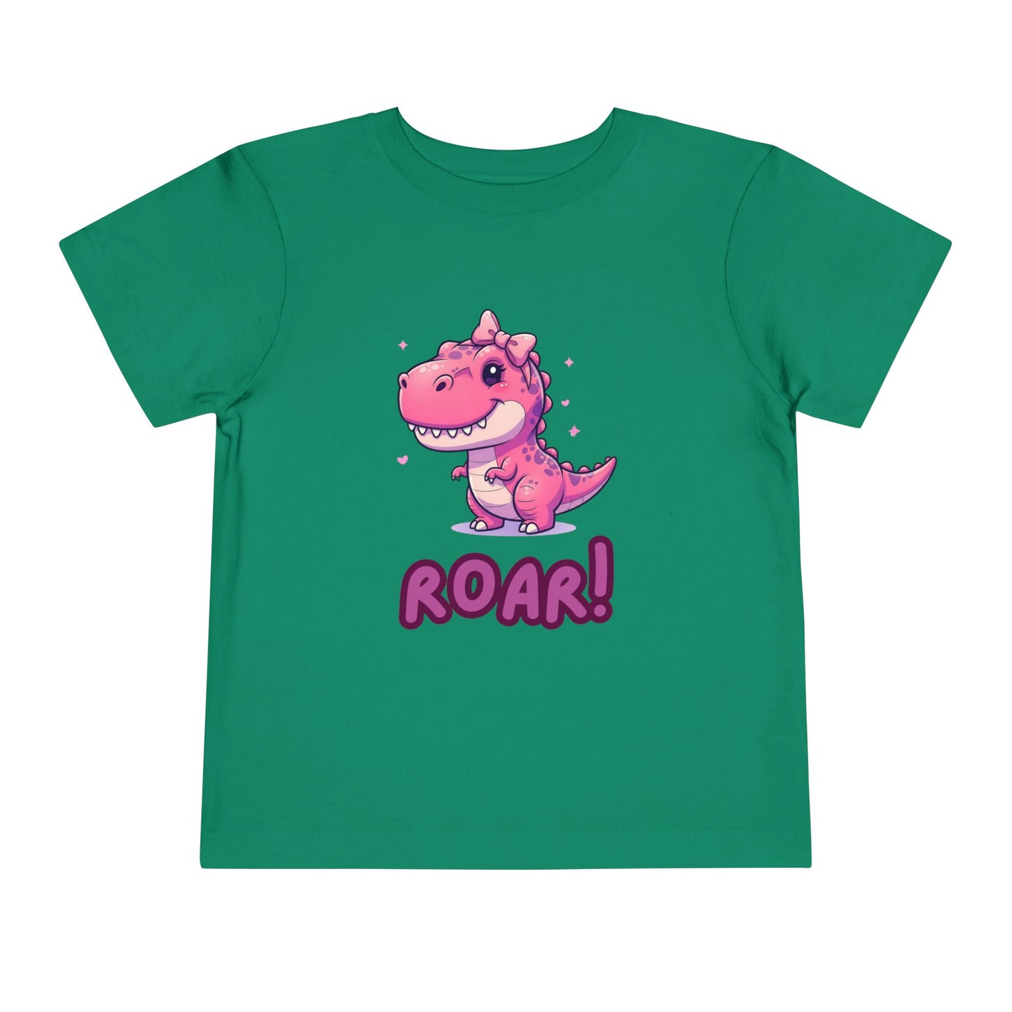 Cute Dinosaur Toddler Tee - ROAR! Short Sleeve Shirt, Kids Birthday Gift, Dino Lover Apparel, Summer Outfit, Playtime Tee