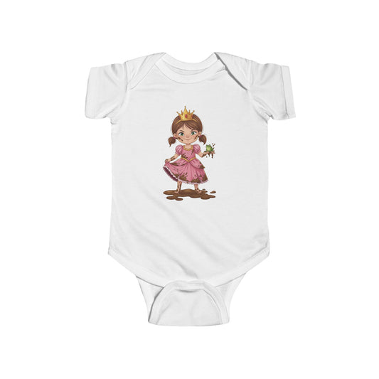 Whimsical Princess Bodysuit for Infants, Baby Shower Gift, Toddler Outfit, Cute Baby Clothing, Dress Up Play