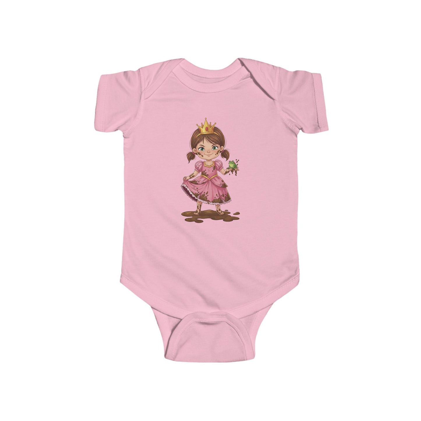 Whimsical Princess Bodysuit for Infants, Baby Shower Gift, Toddler Outfit, Cute Baby Clothing, Dress Up Play