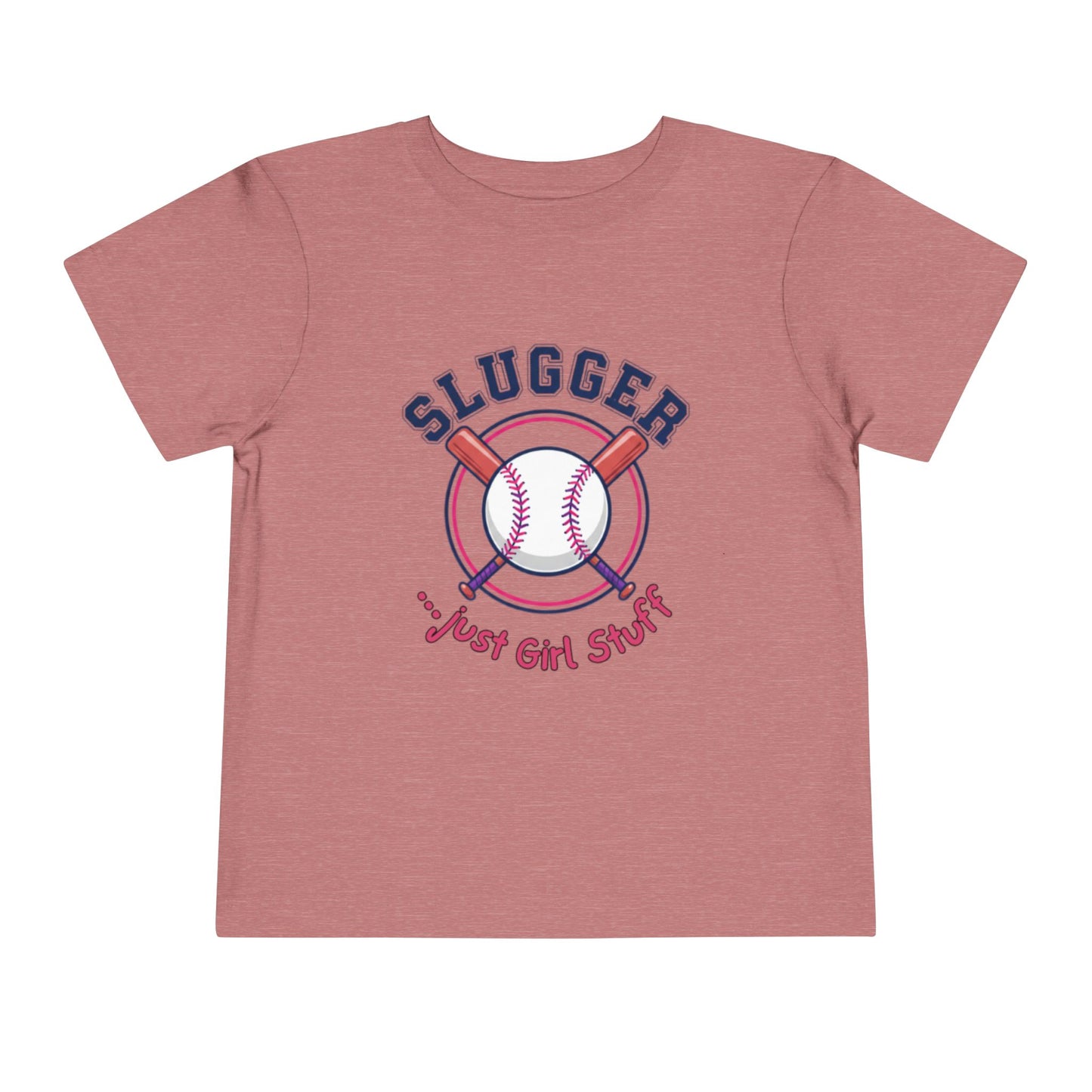 Baseball Slugger Toddler Tee, Kids Sports Shirt, Short Sleeve T-Shirt, Cute Toddler Clothes, Playful Gift for Little Athletes