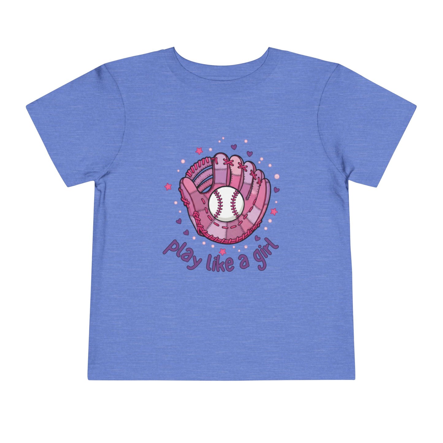 Play Like a Girl Toddler Tee, Kids Baseball Shirt, Girls Sports Tee, Cute Toddler T-Shirt, Playful Gift for Young Athletes