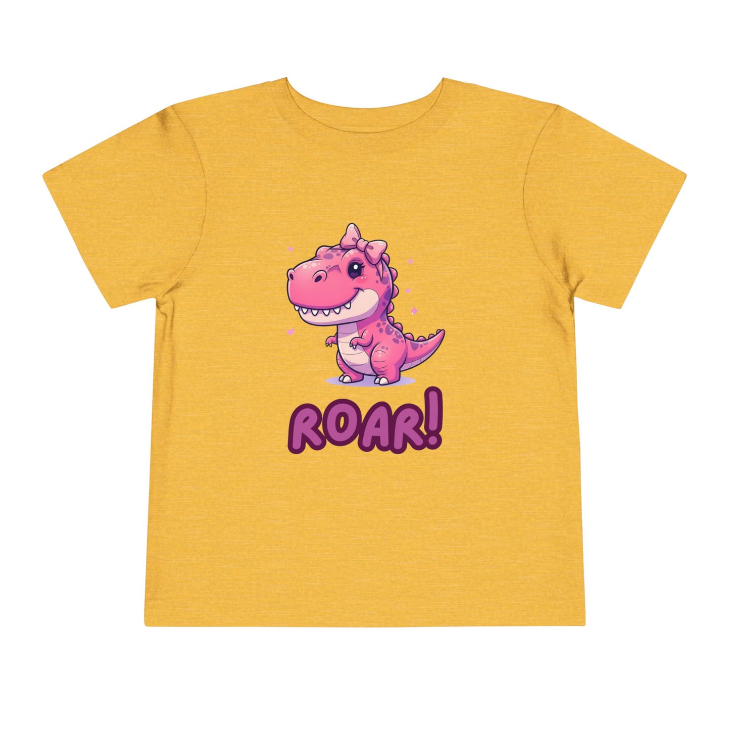 Cute Dinosaur Toddler Tee - ROAR! Short Sleeve Shirt, Kids Birthday Gift, Dino Lover Apparel, Summer Outfit, Playtime Tee
