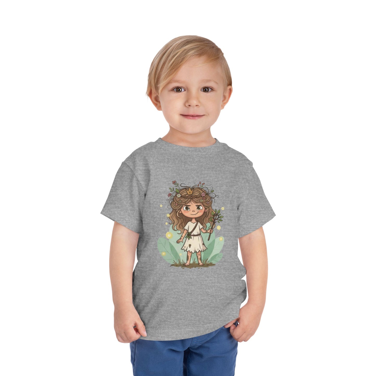 Whimsical Floral Toddler Tee, Cute Kids T-Shirt, Nature Inspired Apparel, Toddler Gift, Spring Outfit, Birthday Gift