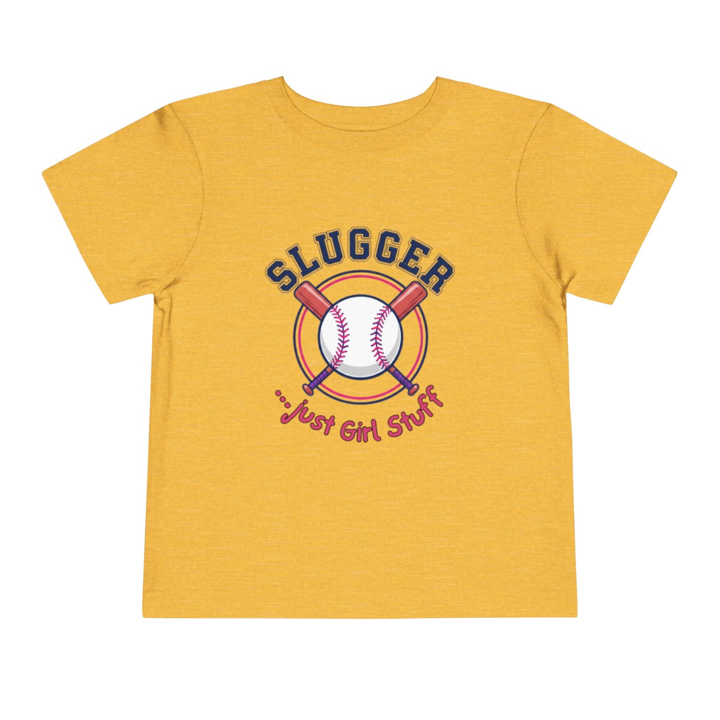 Baseball Slugger Toddler Tee, Kids Sports Shirt, Short Sleeve T-Shirt, Cute Toddler Clothes, Playful Gift for Little Athletes
