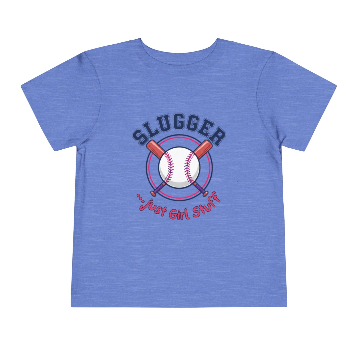 Baseball Slugger Toddler Tee, Kids Sports Shirt, Short Sleeve T-Shirt, Cute Toddler Clothes, Playful Gift for Little Athletes