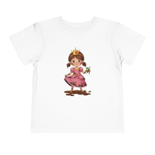 Toddler Princess Tee - Fun Short Sleeve T-Shirt for Kids, Birthday Gift, Playtime Apparel, Princess Party, Cute Toddler Wear