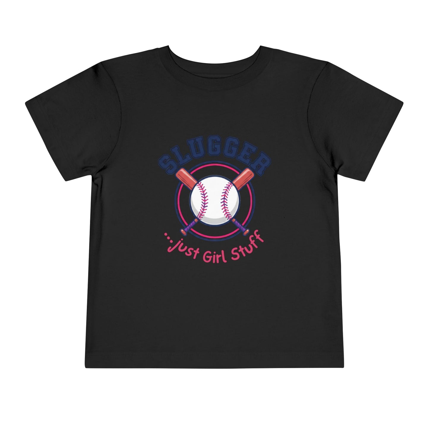 Baseball Slugger Toddler Tee, Kids Sports Shirt, Short Sleeve T-Shirt, Cute Toddler Clothes, Playful Gift for Little Athletes