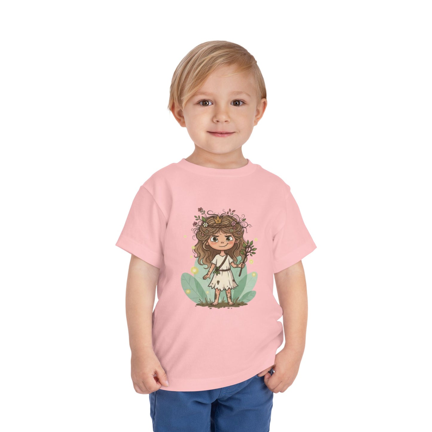 Whimsical Floral Toddler Tee, Cute Kids T-Shirt, Nature Inspired Apparel, Toddler Gift, Spring Outfit, Birthday Gift