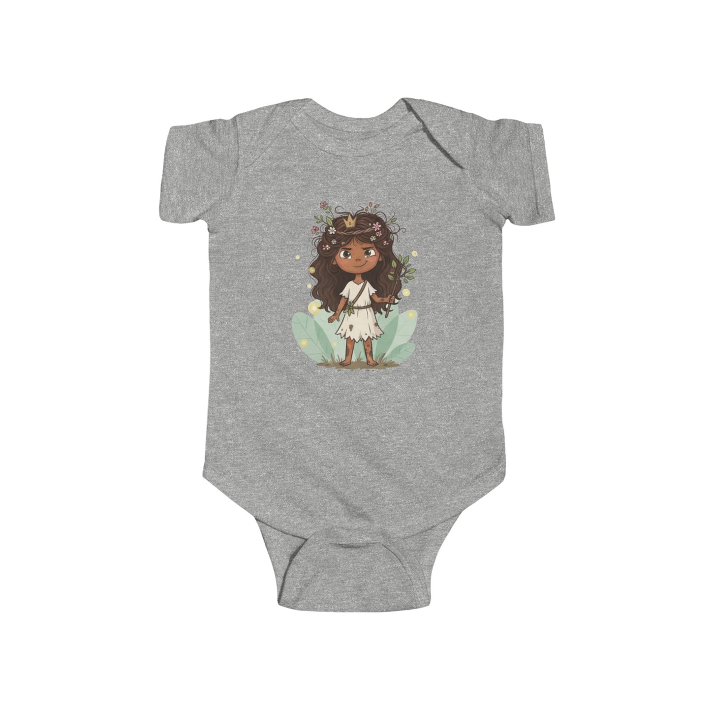 Whimsical Floral Infant Bodysuit, Baby Shower Gift, Newborn Clothing, Cute Baby Outfit, Spring Outfit, Toddler Apparel