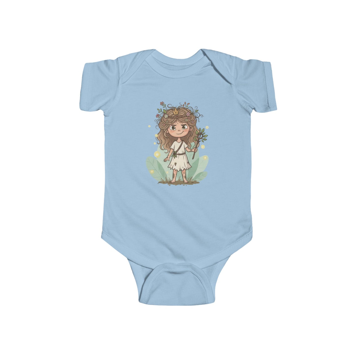 Whimsical Floral Infant Bodysuit, Cute Baby Dress-Up, Perfect Gift for New Parents, Spring Celebrations, Floral Design Baby Outfit